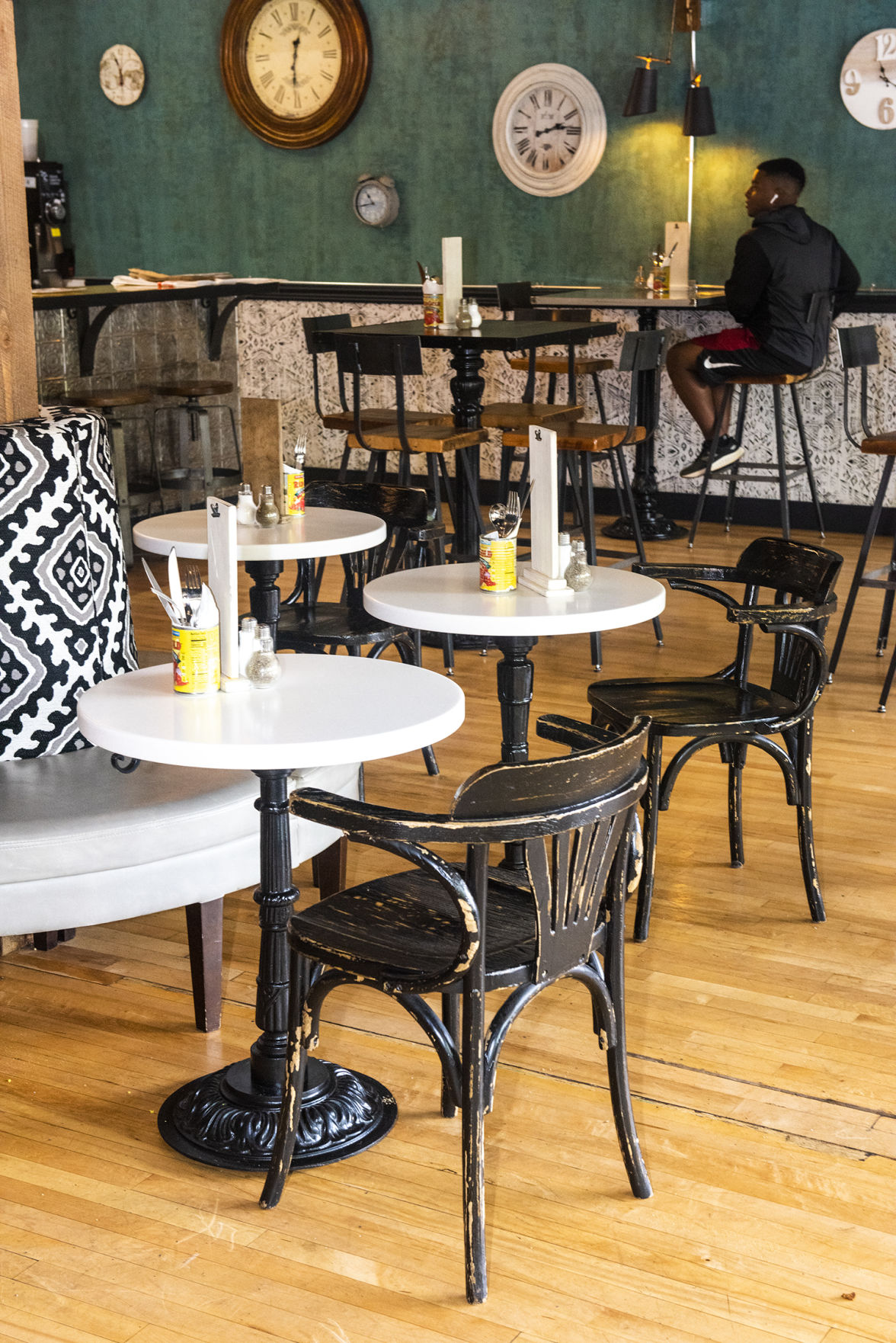 An array of seating options